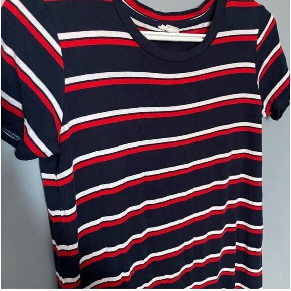 Garage Nautical Stripe T-shirt Dress Women's Size XS Casual Summer Wear - Picture 3 of 4